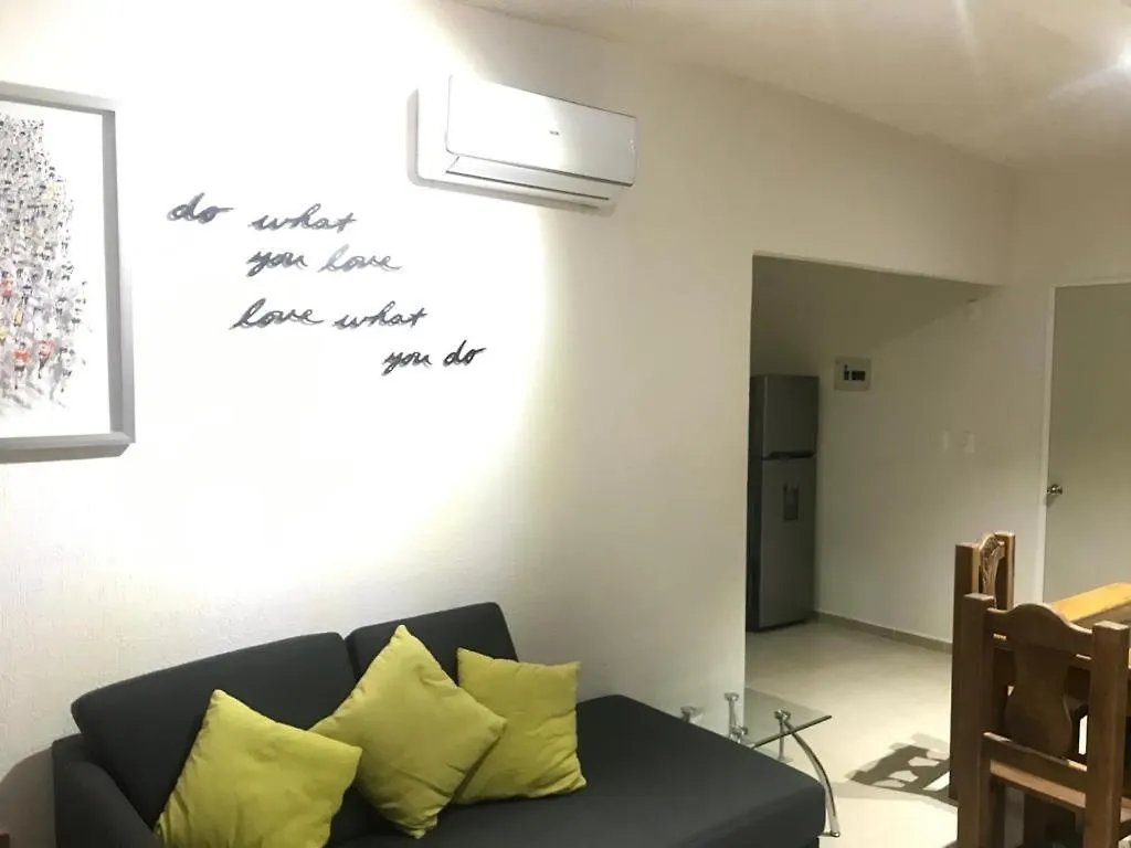 Deptartamento Comodo Y Seguro En Playa Del Carmen Apartmán